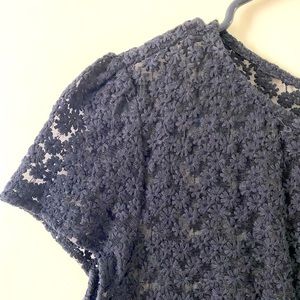 LOFT Flower Lace Top